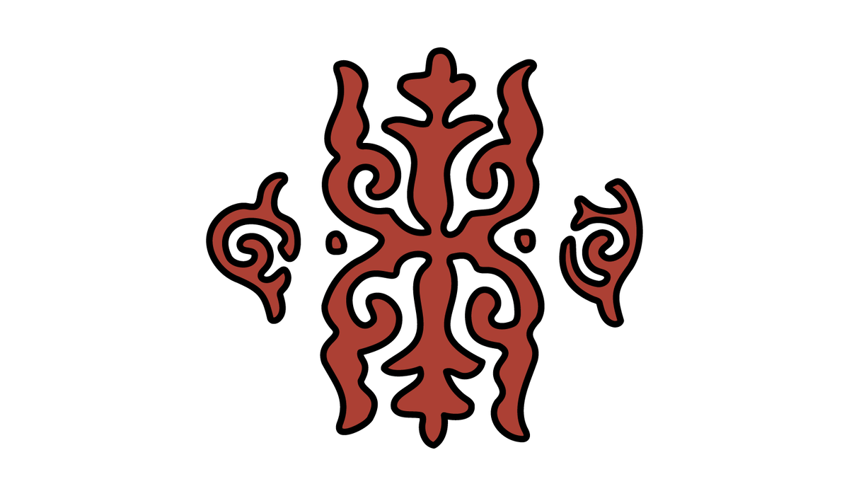 Если разбить узор на отдельно расположенные элементы, это позволит ему более гибко вписаться в интерьер