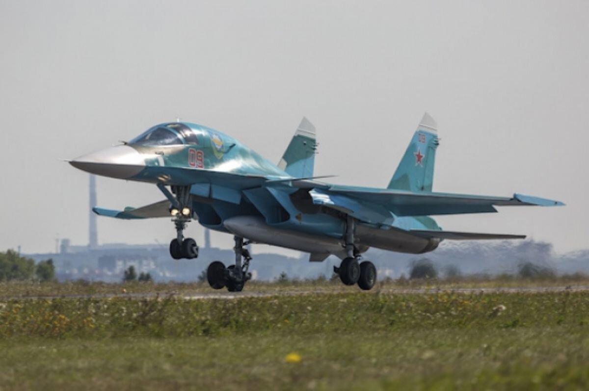    Минобороны показало, как Су-34 поразили цели ВСУ высокоточными ракетами
