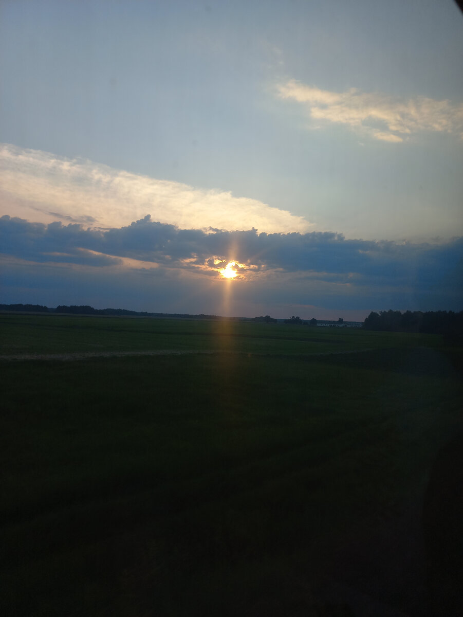 Закат в дороге