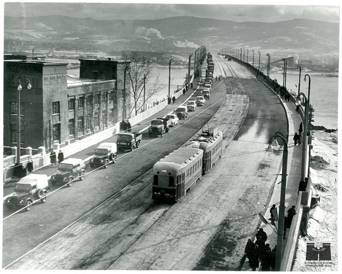 Красноярск 1950 коммунальный мост
