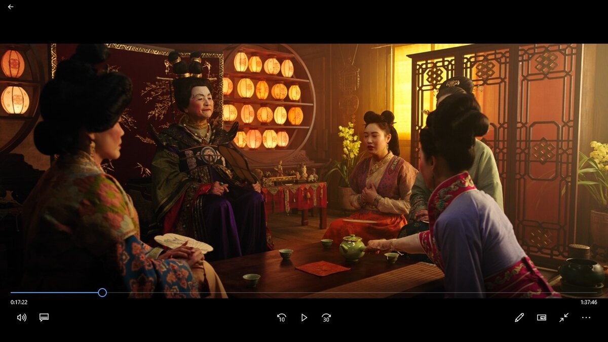 Тоже Мулан у свахи. Только народа больше.