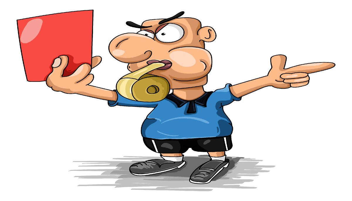 Источник судьи с красной карточкой в руке - pixabay.com