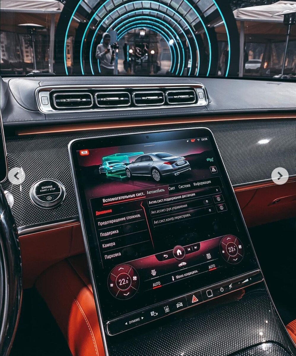 Салон шикарная ⠀
#MercedesBenz_test #SClass_test