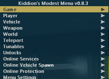 Daddy pikas cheat menu. Модест меню. Kiddions Modest menu последняя версия. GTA 5 Kiddion's Modest menu. Modest menu GTA 5.