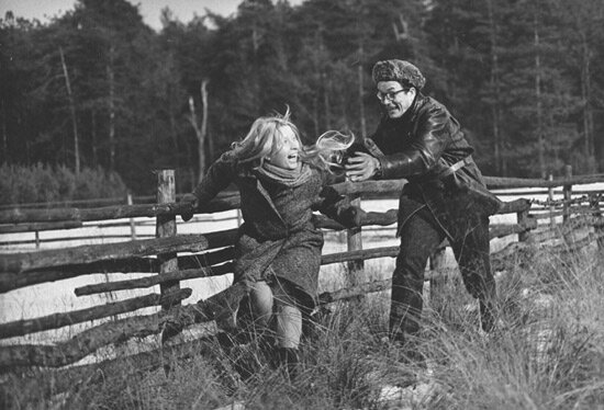 Кадр из фильма "Структура кристалла" режиссёра Кшиштофа Занусси