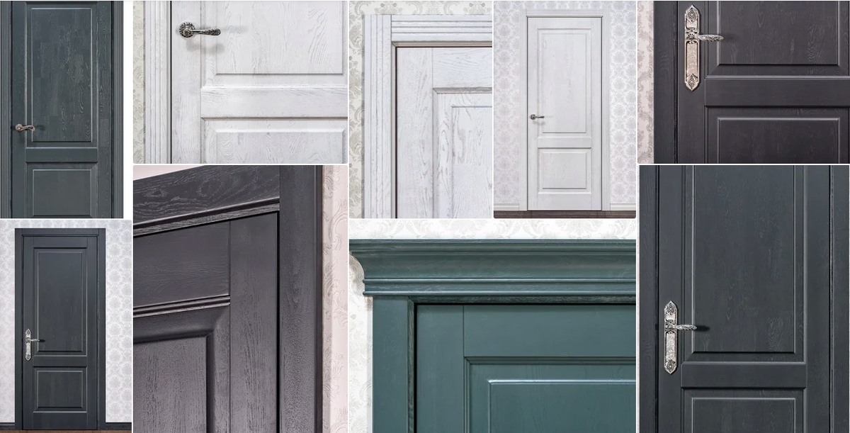 Коллаж из цветовых решений: двери-из-массива.рф