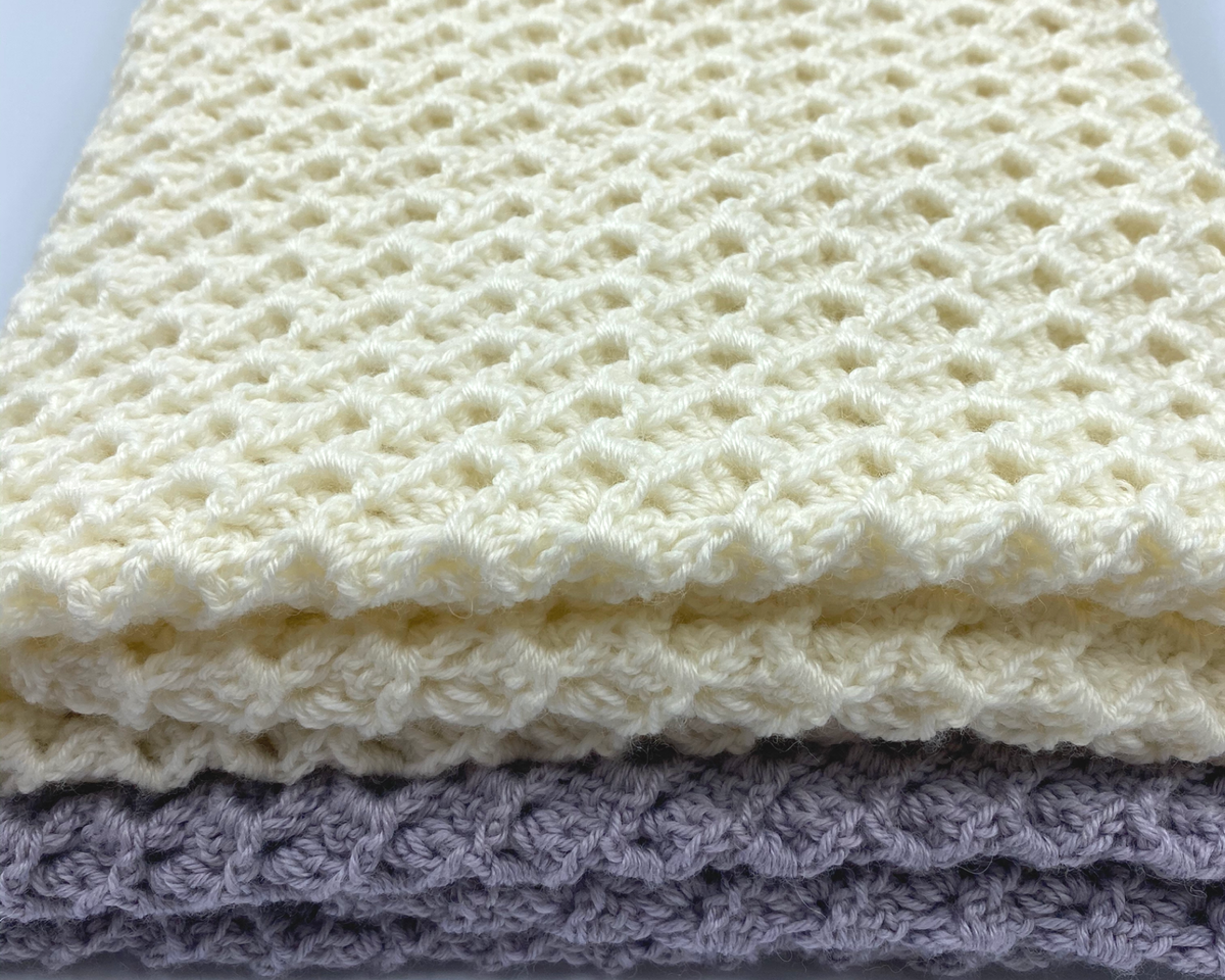 Плед вязаный