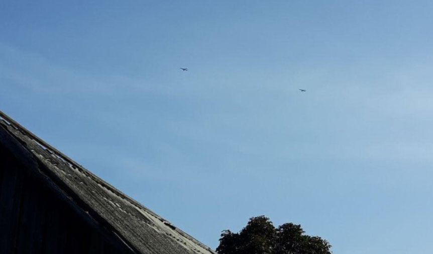 Ту-22М в небе над Брестской областью