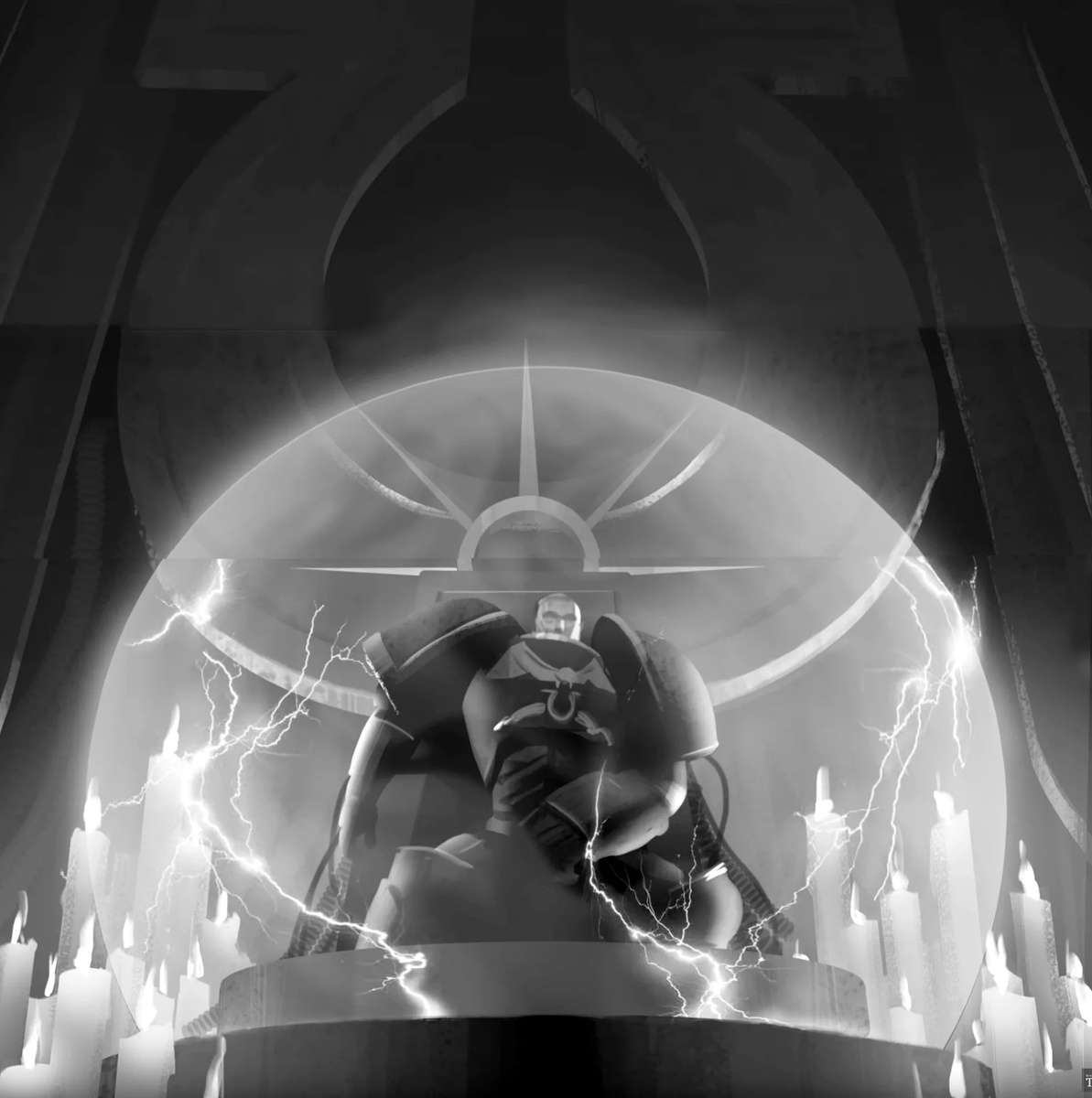 Робаут Жиллиман примарх 13 легиона в стазис поле