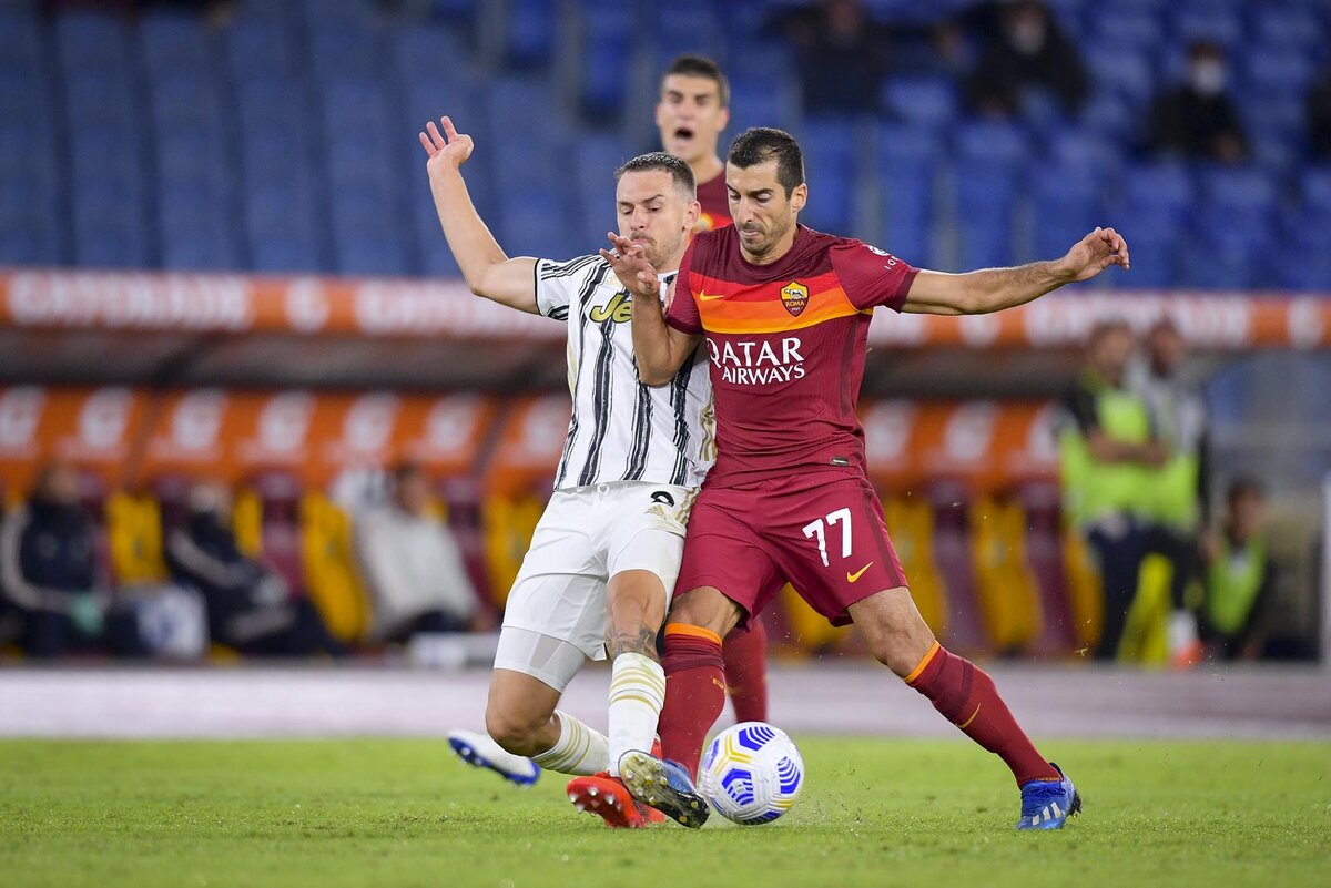 Кадр из матча Рома-Ювентус 2:2