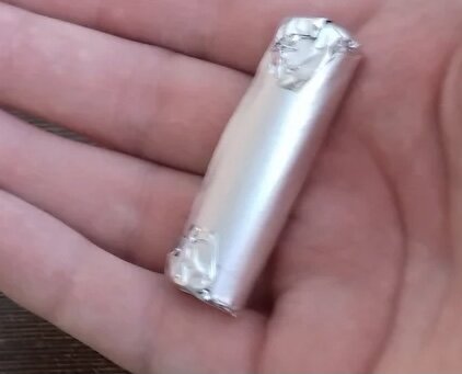 Батарейка в фольге