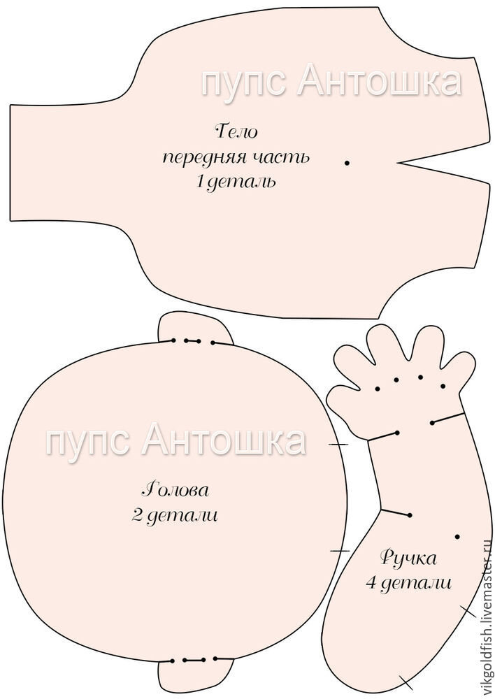 Удобно, что отмечены все места для утяжек, даже на ушах. Ну, кроме лица, конечно.