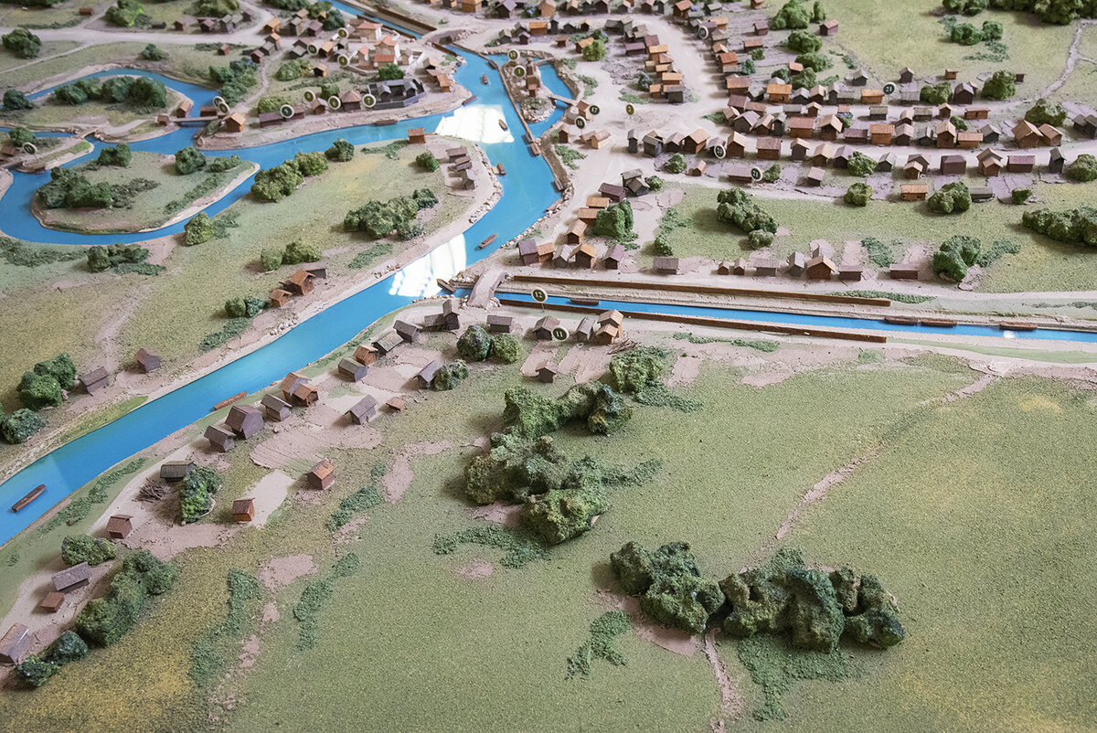 Макет Вышнего Волочка. Фото автора