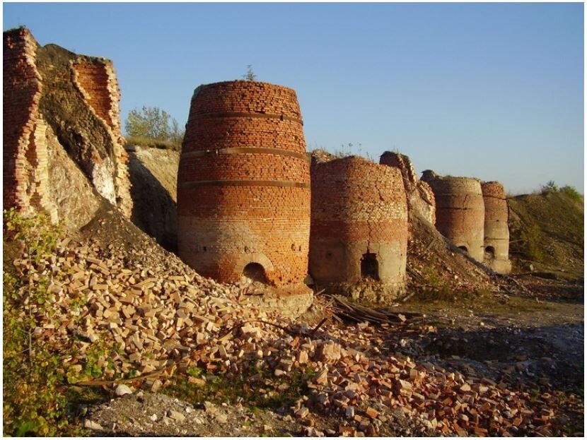 Вруда. Печи для обжига извести