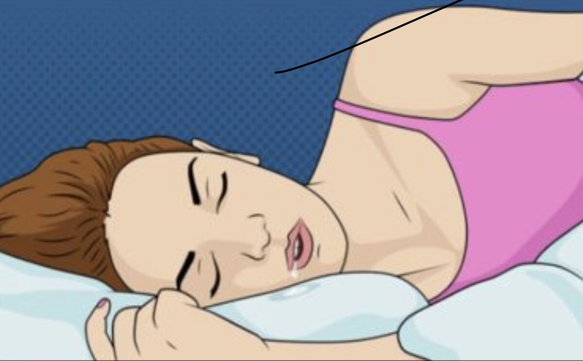 Почему во время сна текут слюни изо рта у взрослого человека?
