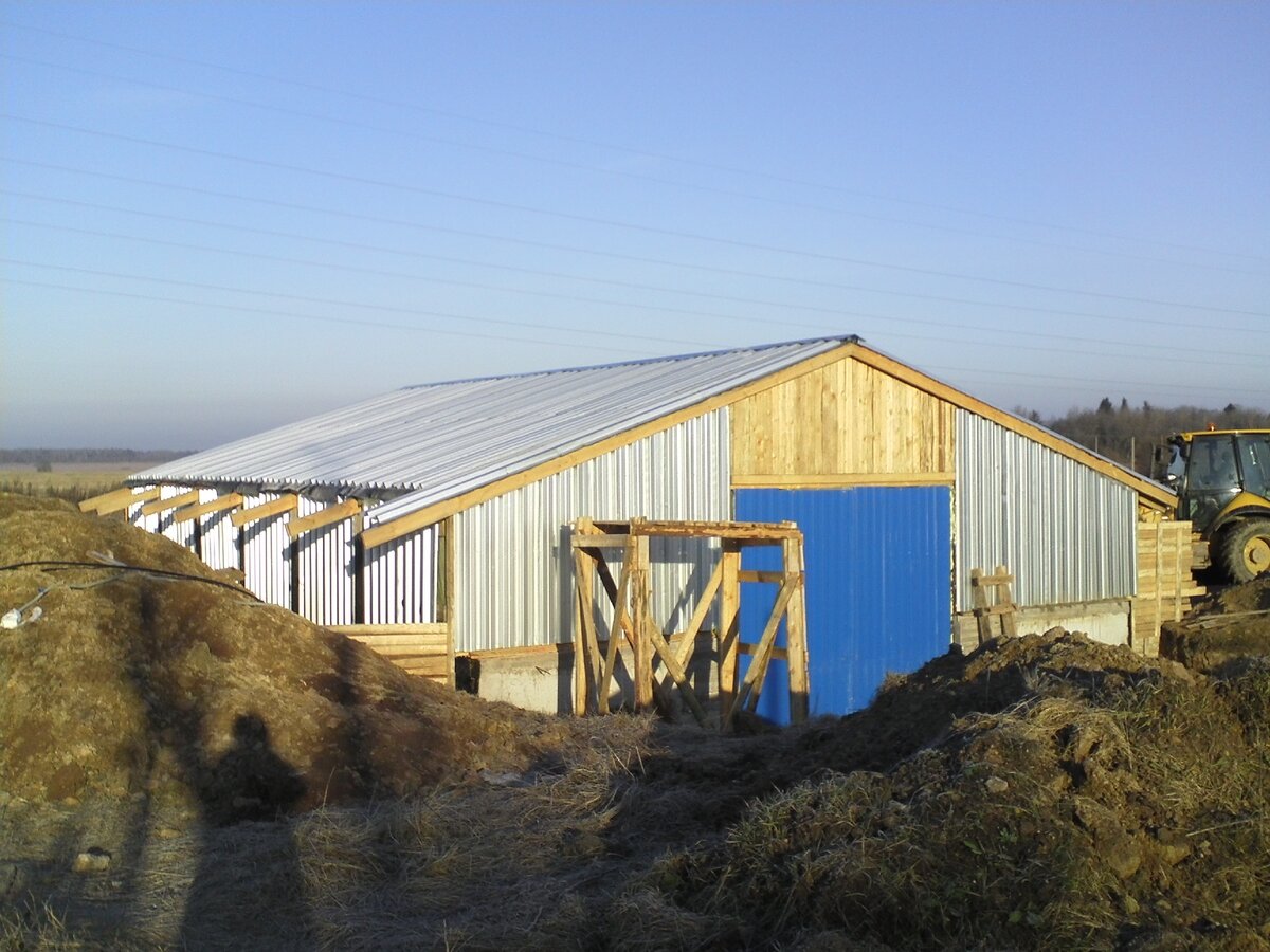 Картофелехранилище 200 тонн. Готовность 95%.