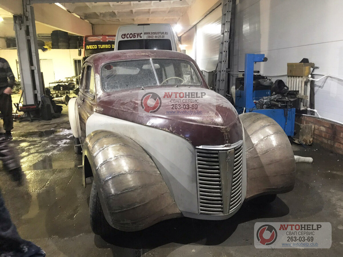 ГАЗ-М-20 «Победа» на 1JZ-GE японском двигателе