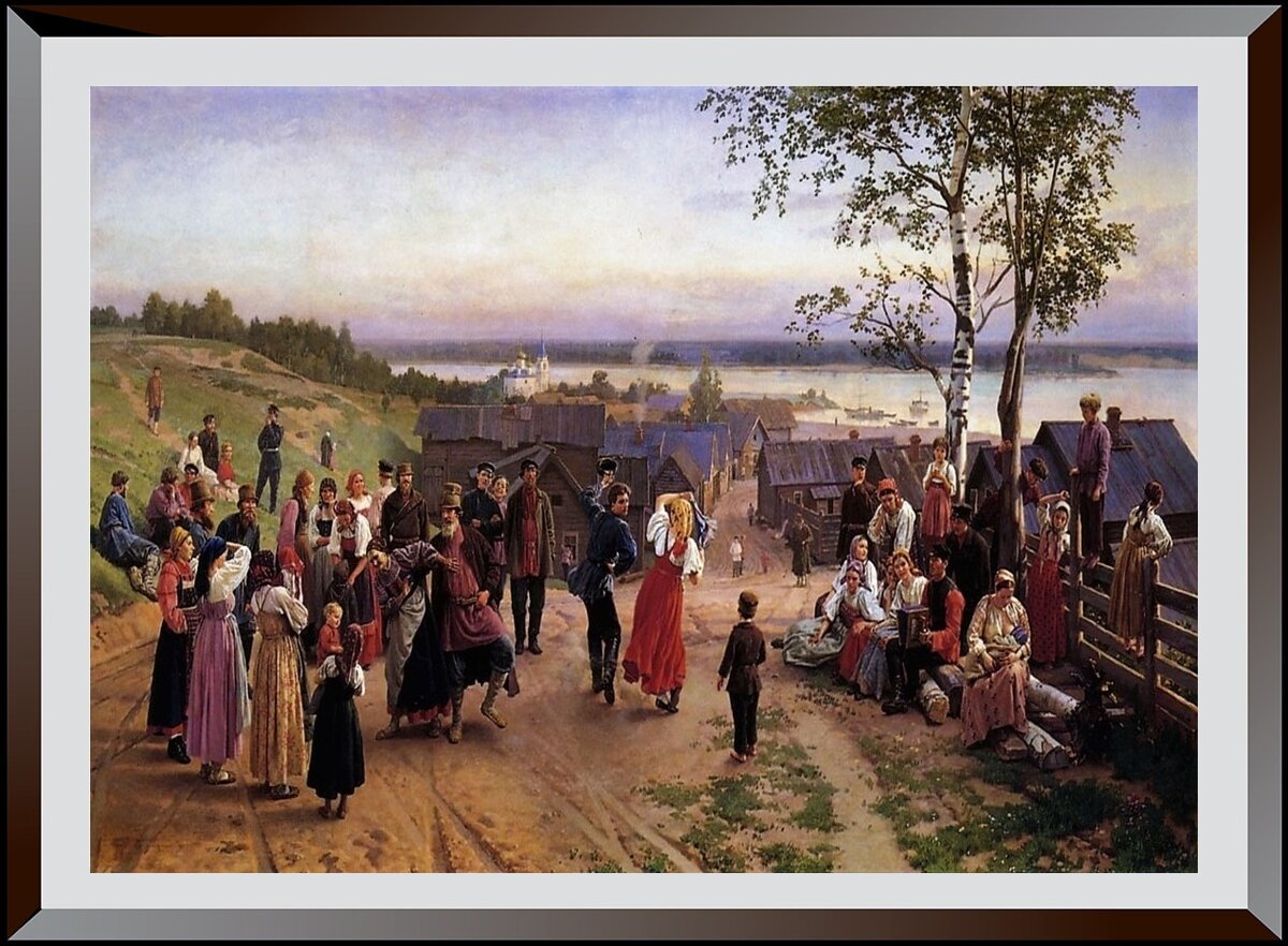 «Воскресение в деревне», 1884 