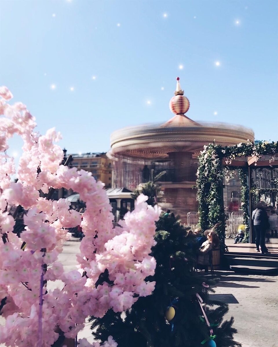 Центр Москвы весной 