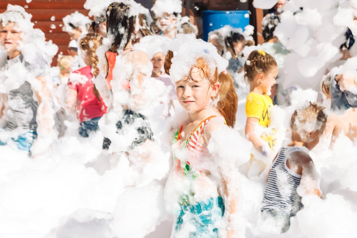 Пенная вечеринка — радость для детей и взрослых. Фото: imperiamurom.ru