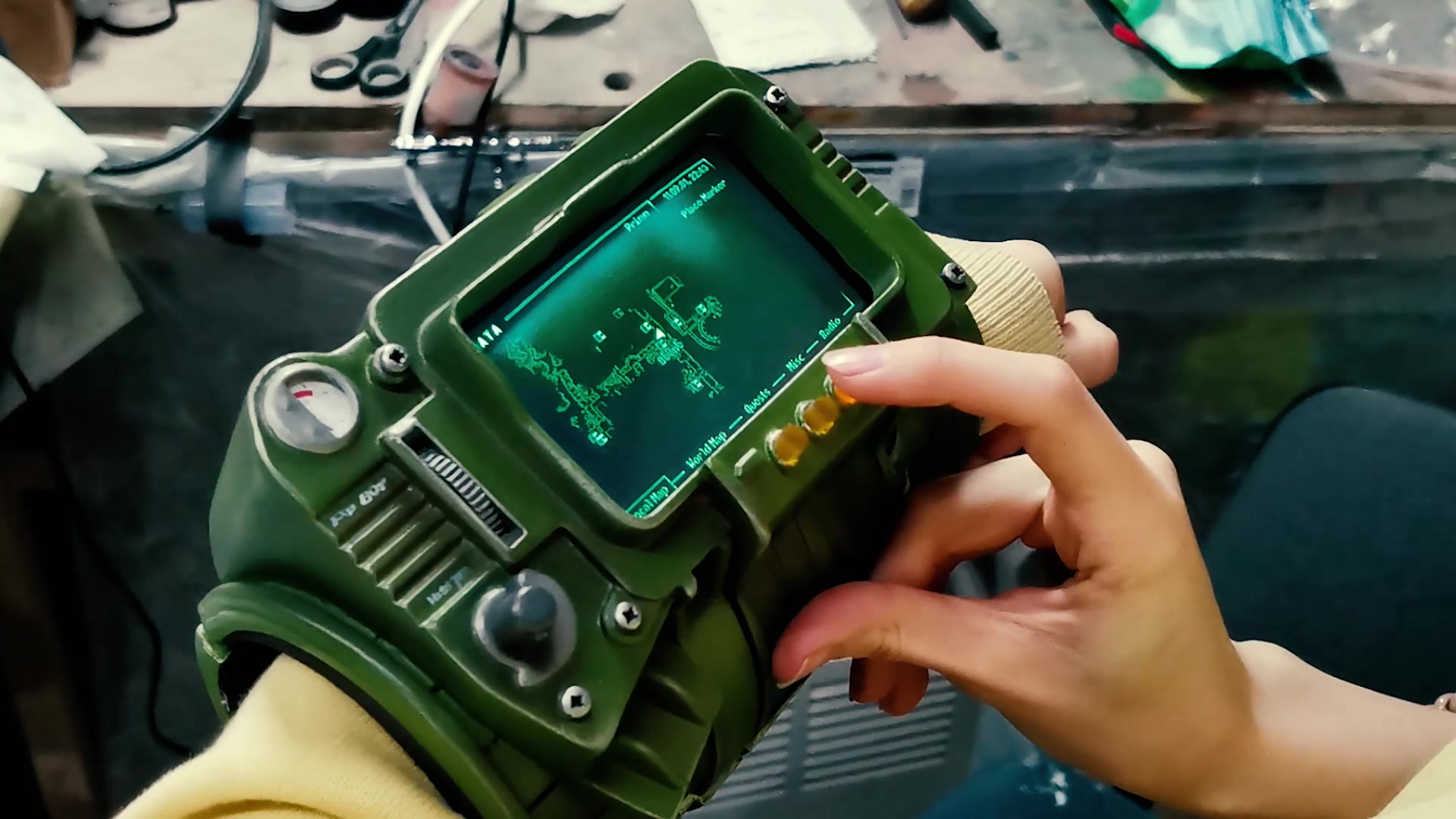Fallout 4 пип бой Интерфейс
