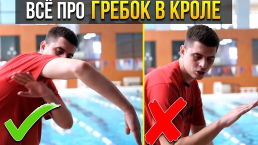 Как делать гребок в кроле ? Ошибки и правильная техника выполнения ...