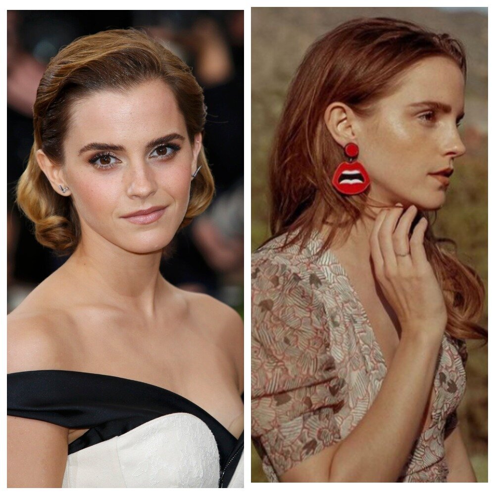 Коллаж сделан автором канала. Эмма Уотсон