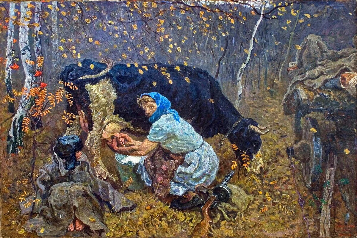  Сергей и Алексей Ткачёвы  «В партизанском крае», 1975 год