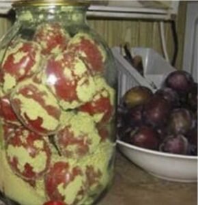 томаты в банке с горчицей