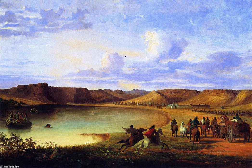 Форт Бентон в 1859 году, худ Джон Микс Стенли