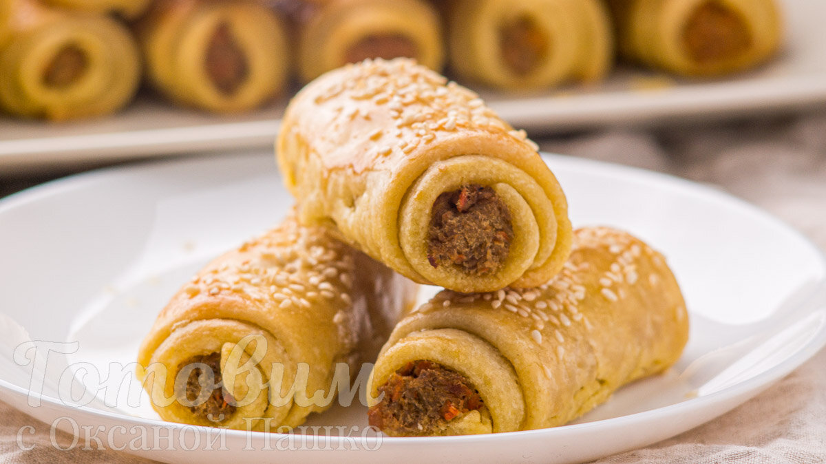 ПИРОЖКИ с мясом из Заварного теста