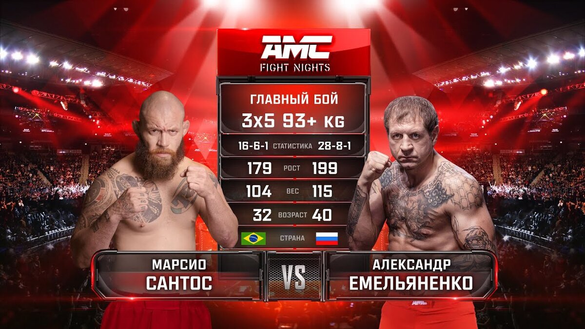 Марсио «Гамач» Сантос vs Александр Емельяненко