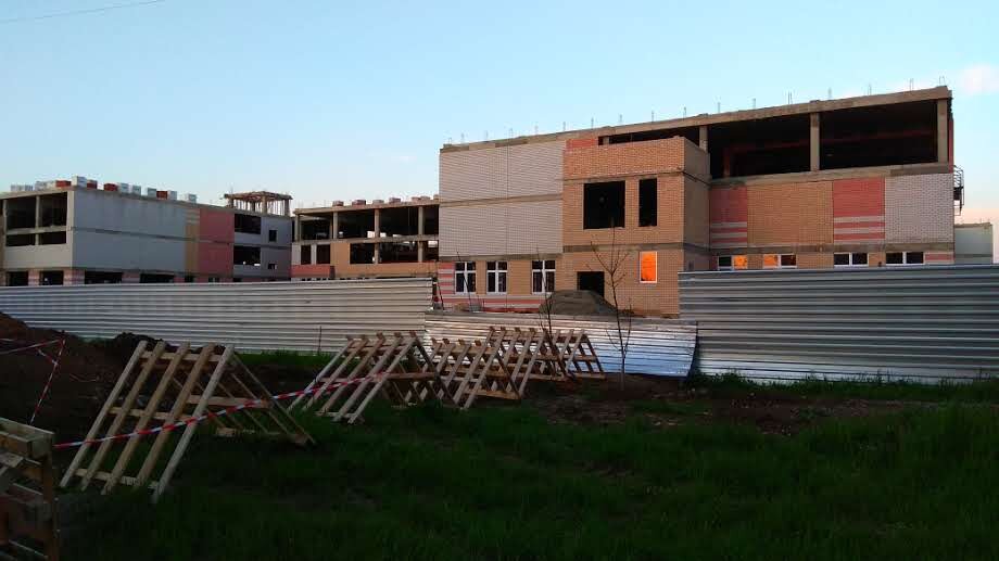 Строительство новой школы в Анапе (май 2021)