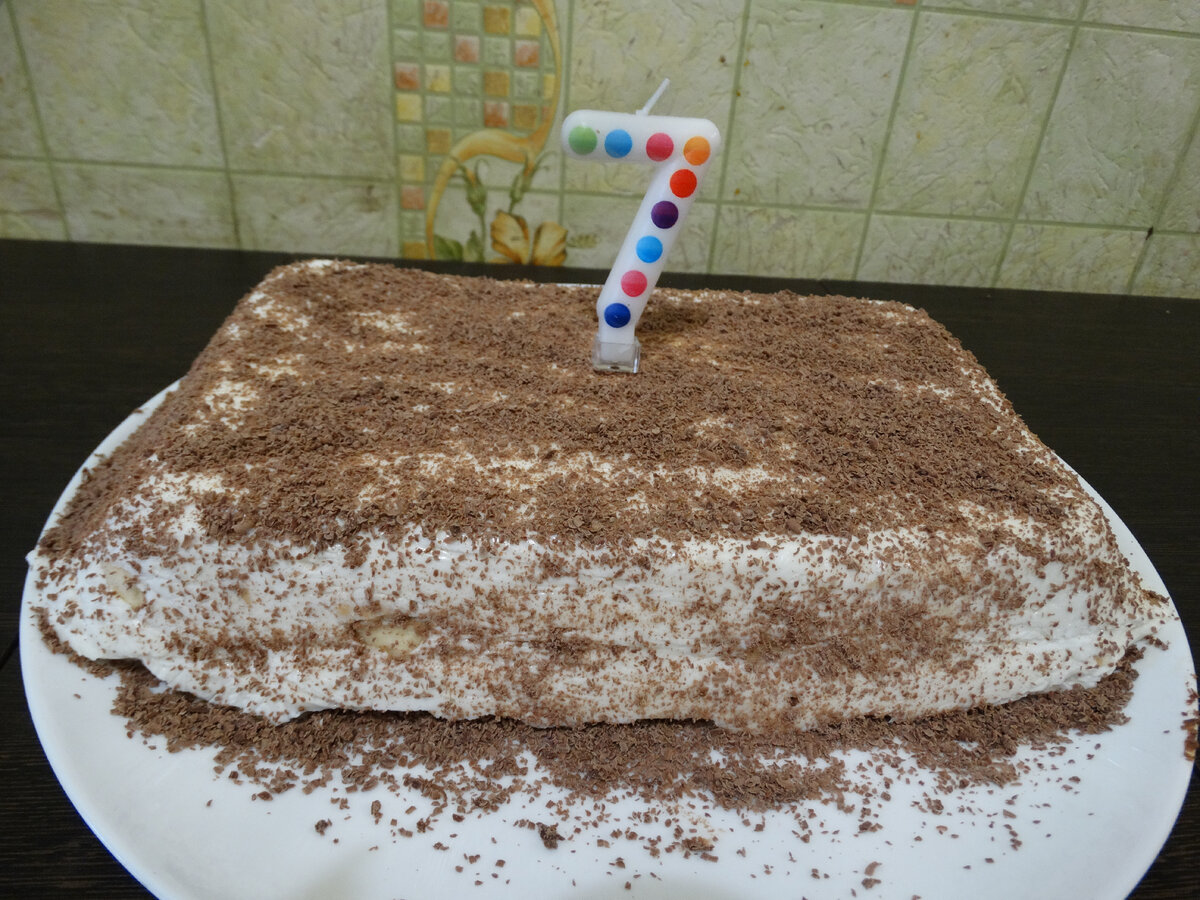 Торт из печенья Мария