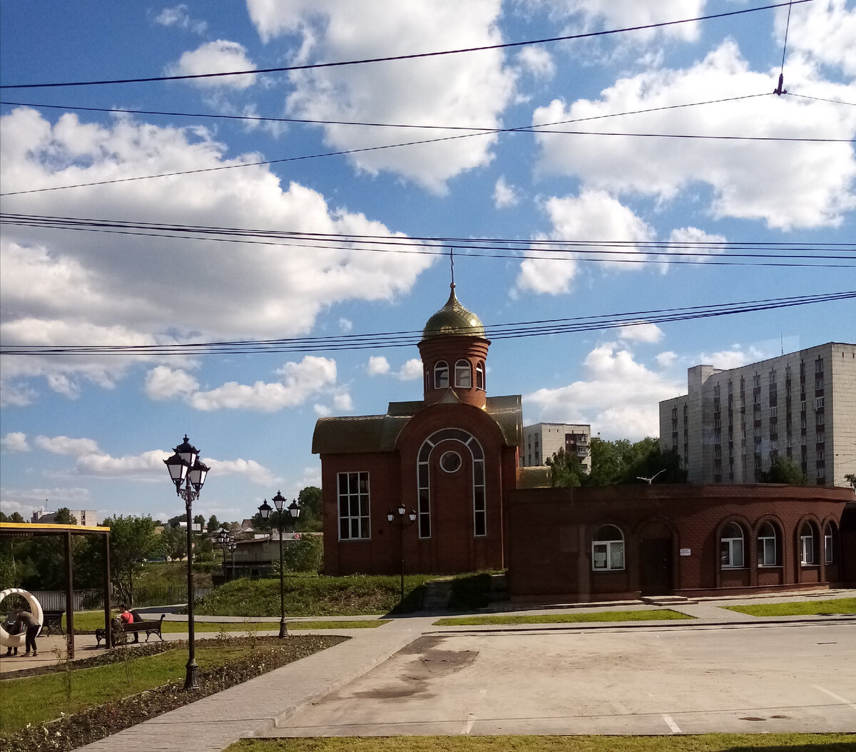 В центре города Златоуст.