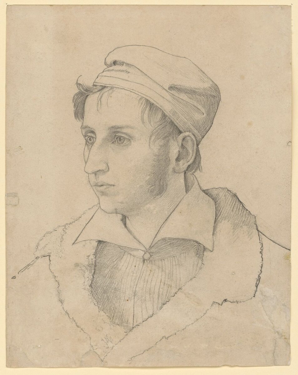 Фридрих Вильгельм Шадов (1788 – 1862). Портрет брата, Рудольфа Шадова, между 1811 и 1817