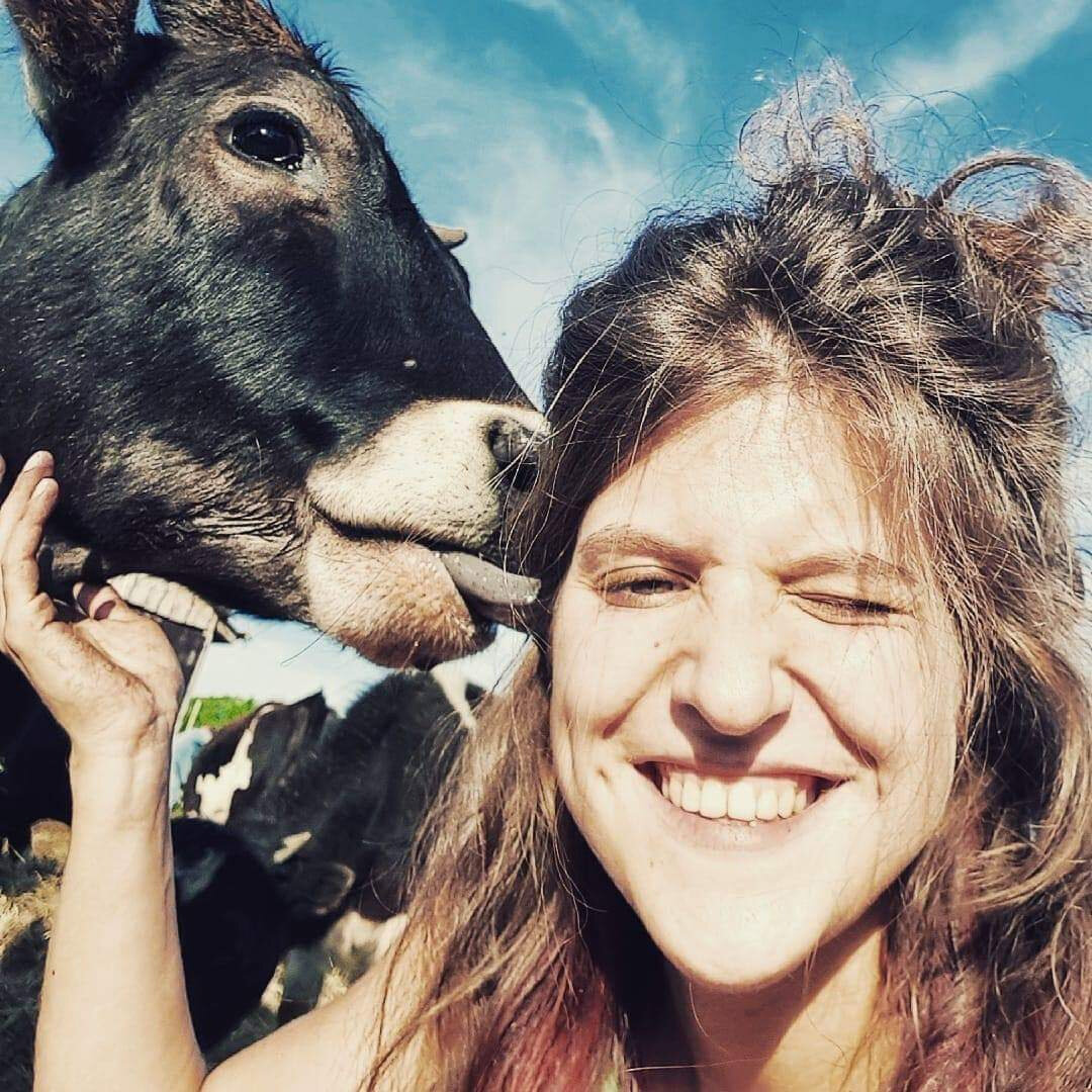 Хозяйка экофермы "Сытные сады" Каролина Грановская