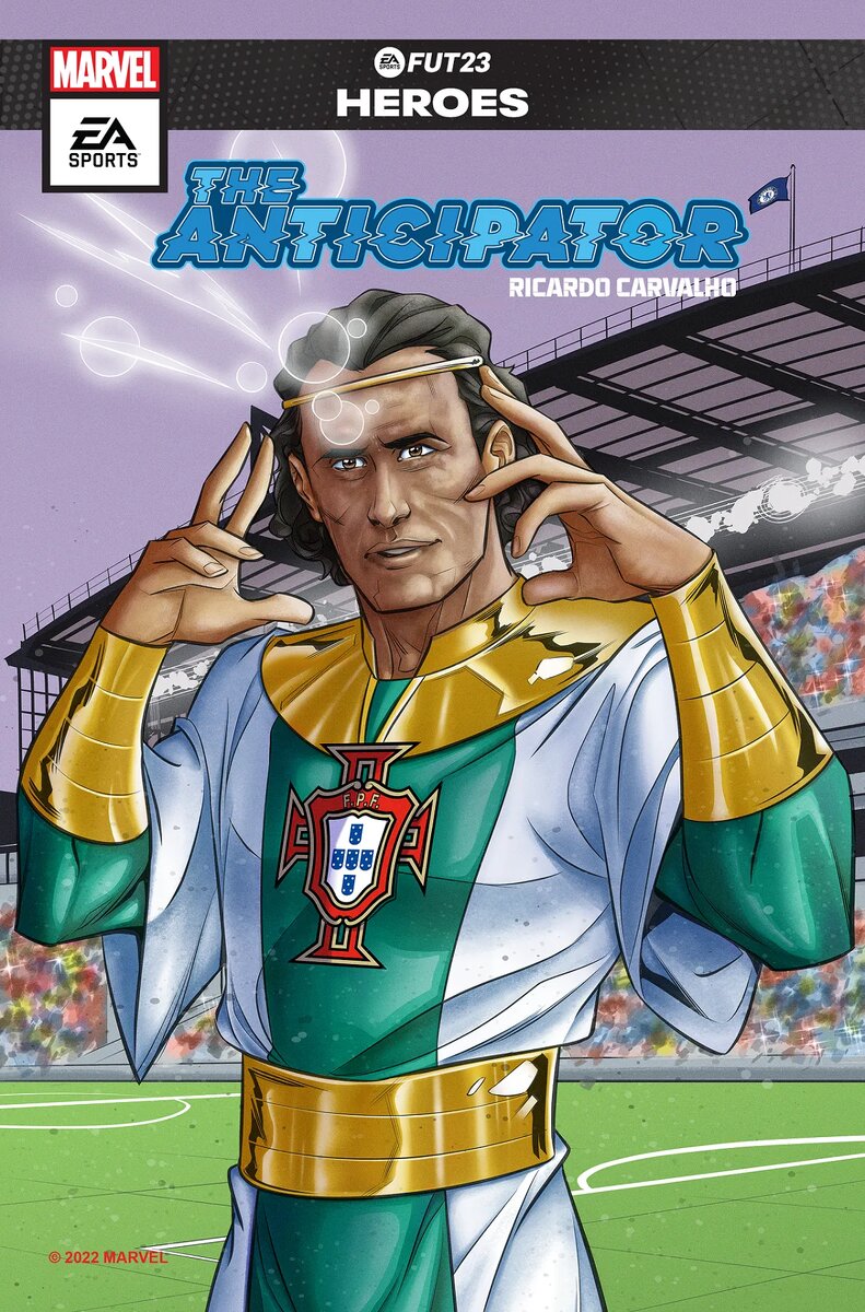 Рикарду Карвалью, The Anticipator. Источник: Marvel и EA Sports   📷