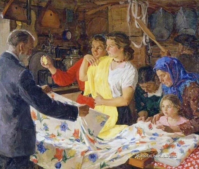 Картина советского художника Виктора Васильевича Киселёва. Открытый источник.