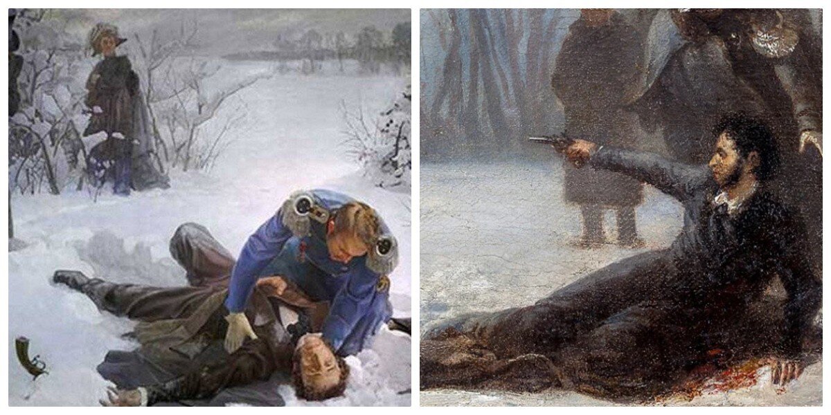 Дуэль пушкина и дантеса картинки