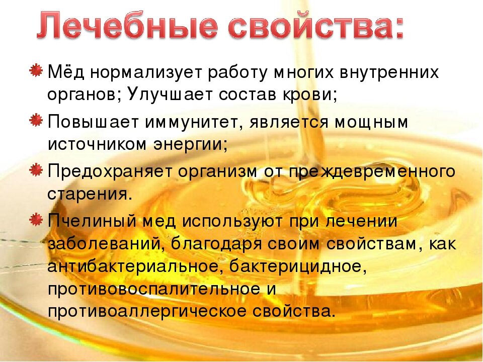 Польза меда для организма