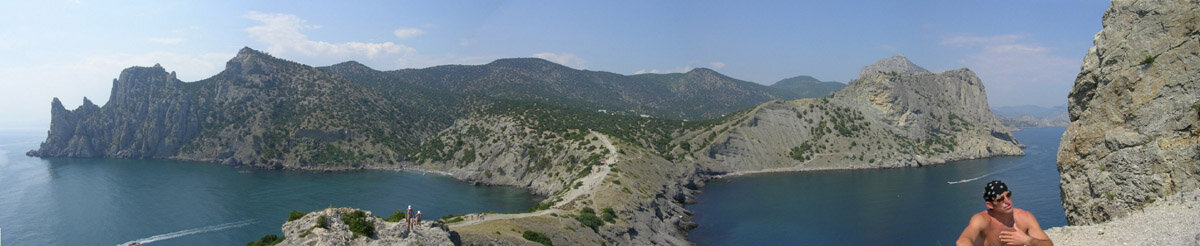 Панорама с мыса Капчик.