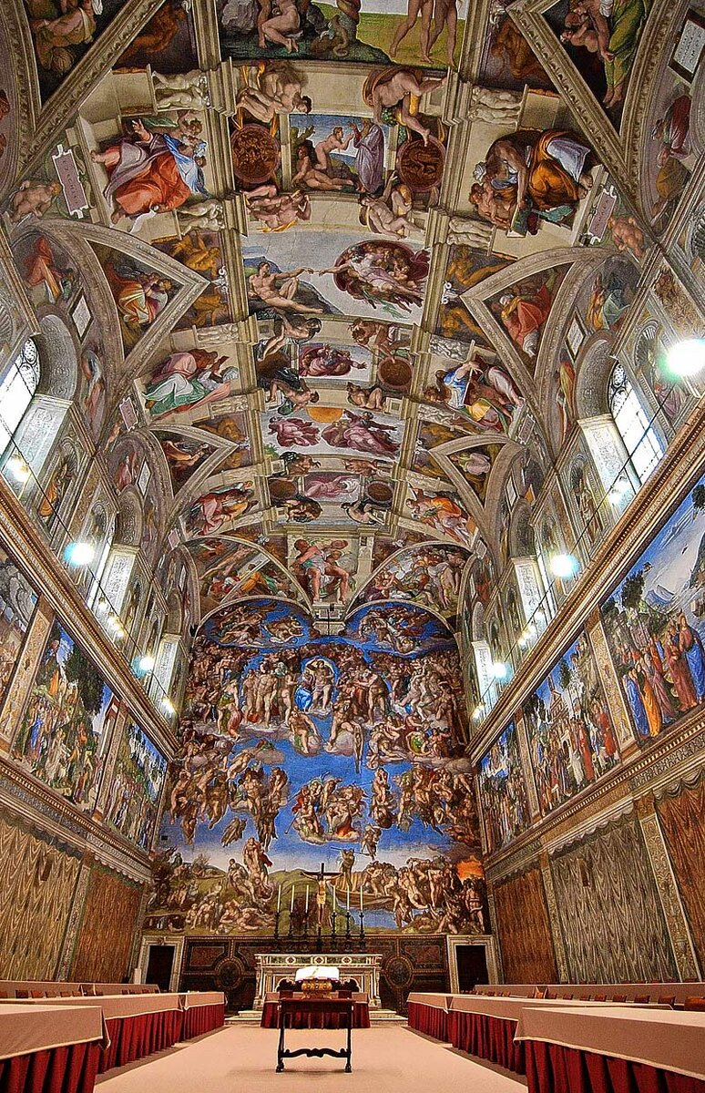 Сикстинская капелла, Микеланджело, Ватикан, 1483
