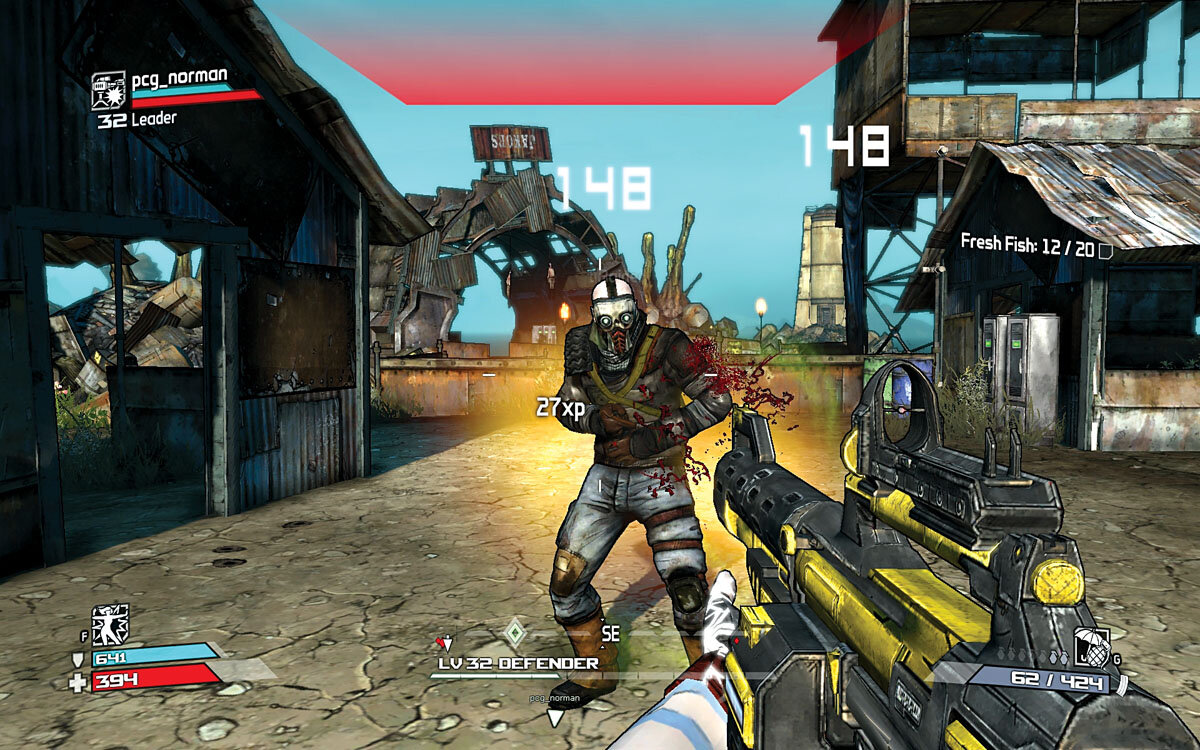 Кооп игры. Borderlands 1. Borderlands 1 screenshots. Шутер бордерлендс. Borderlands игра 2009.