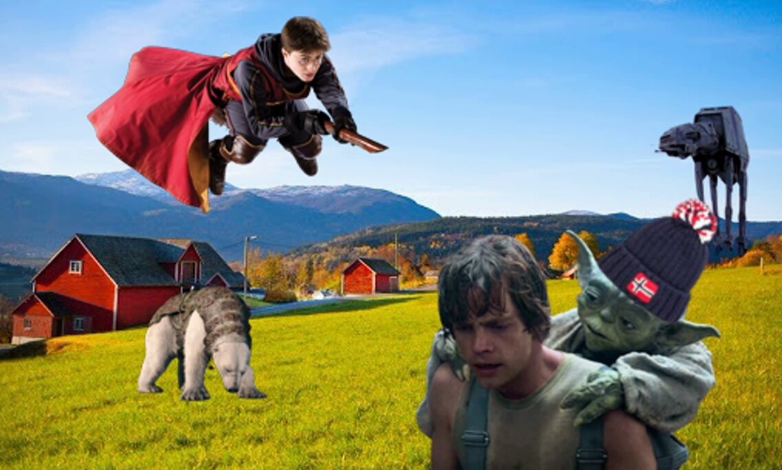 Изображения из: "Гарри Поттер", "Звездные войны", "Золотой Компас"