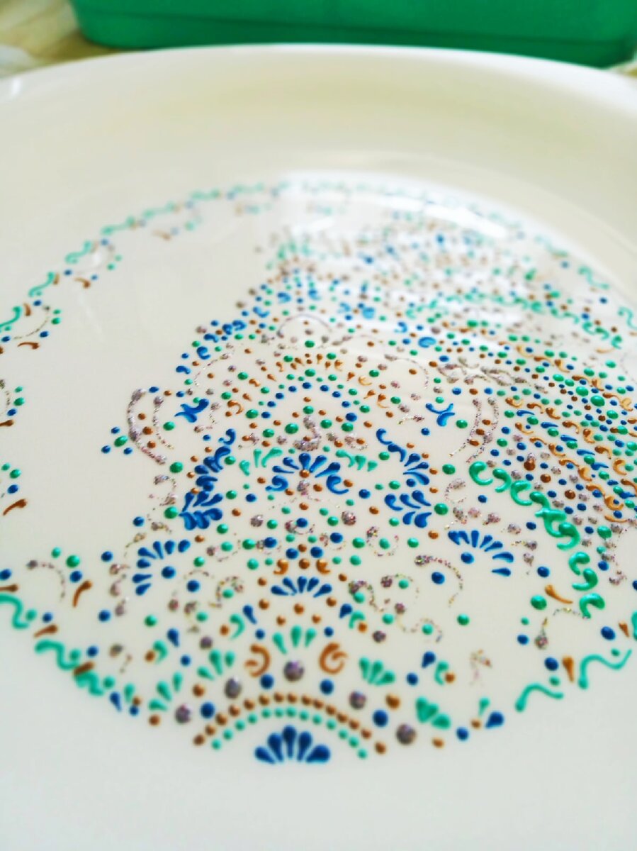 #точечнаяросписьпостеклу