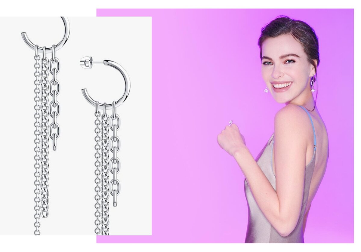 Лаконичные, но в то же время брутальные серьги 