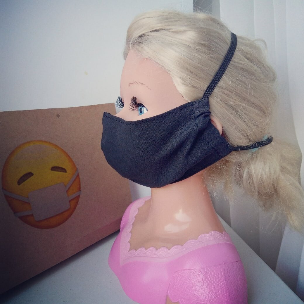 Есть выход: сшить маску, которая будет держаться на голове, а не на ушах ) 