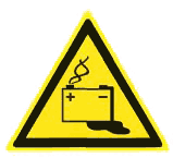 W20 Осторожно. Аккумуляторные батареи