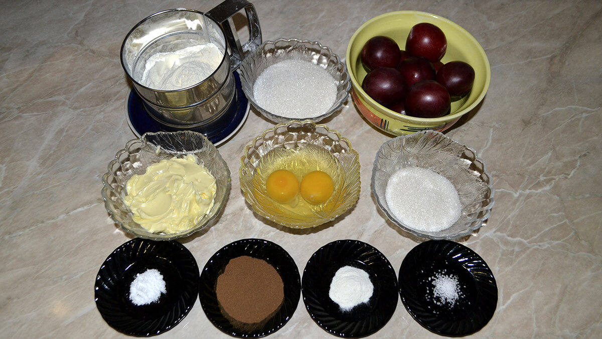 Сливовый пирог рецепт